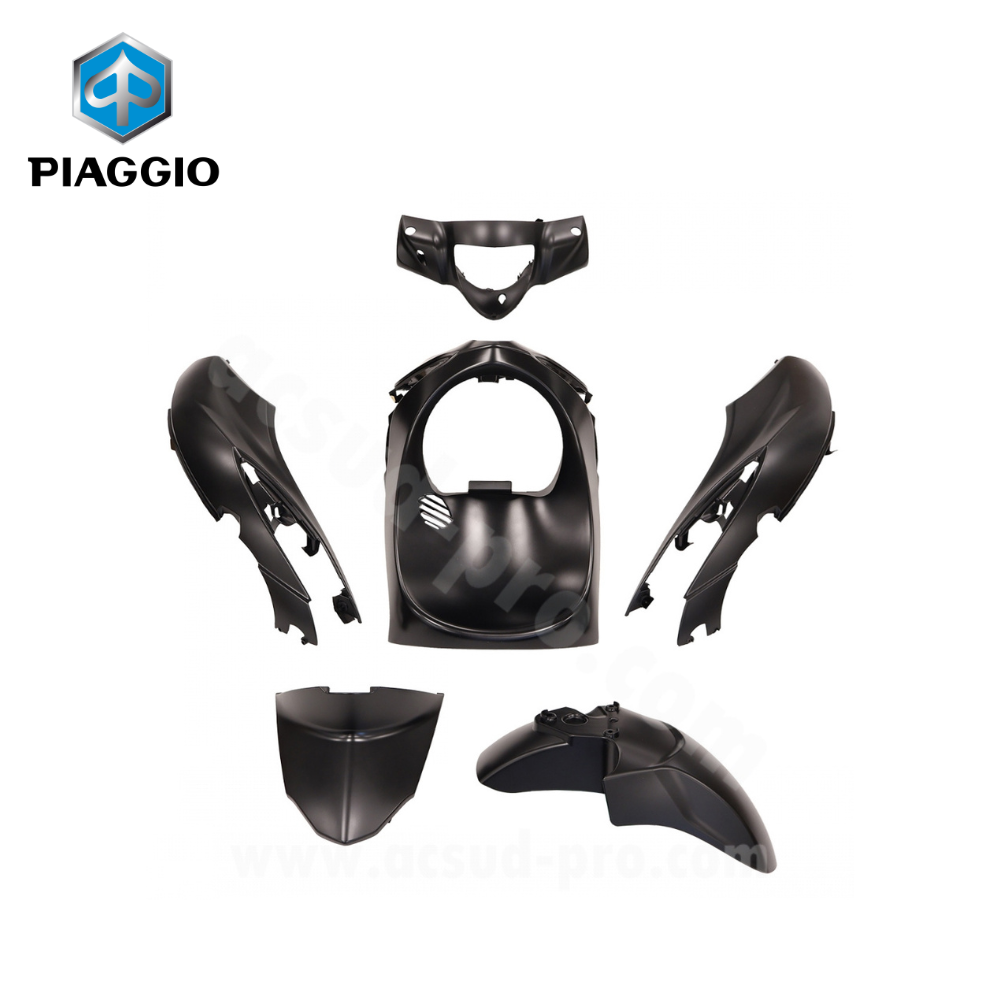 Kit Carene Piaggio Liberty I-Get 50/125 2015-2023 Nero Opaco