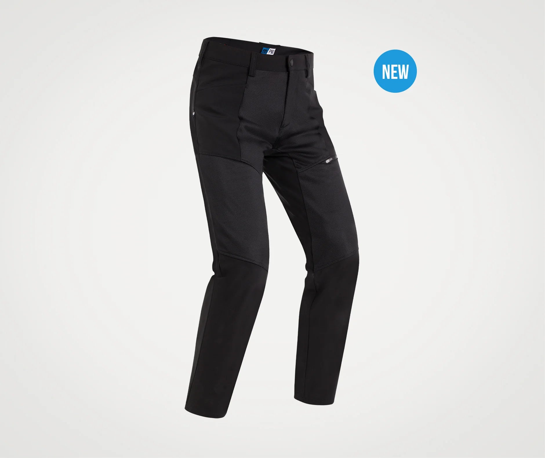 Pantalone Moto Uomo Estivo PMJ SUM AIR MAN Nero Traspirante
