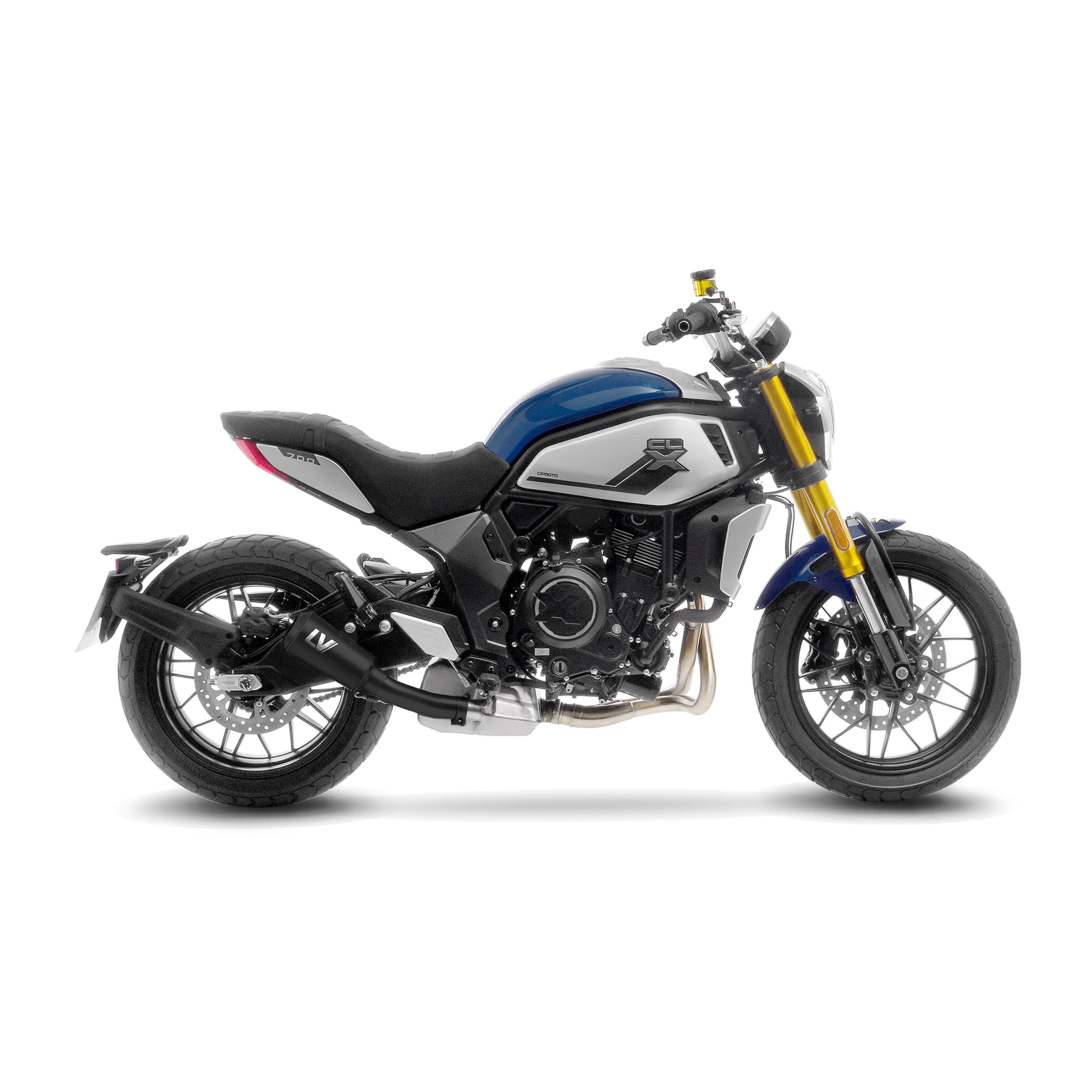 Scarico-Leovince-LV-10-CF-Moto-CL-X-Heritage/Sport-Full-Black-2