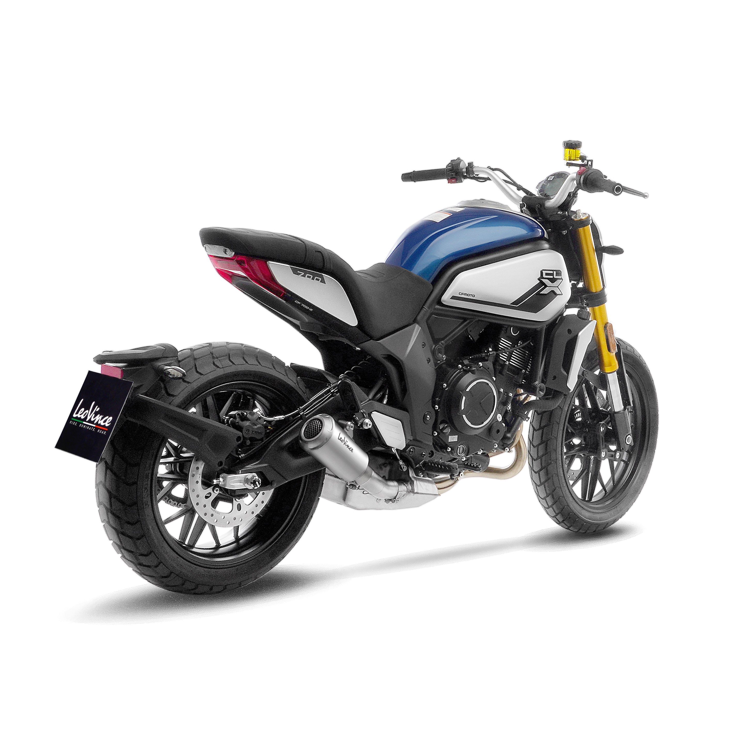 Scarico-Leovince-LV-10-CF-Moto-CL-X-Heritage/Sport-Inox-3
