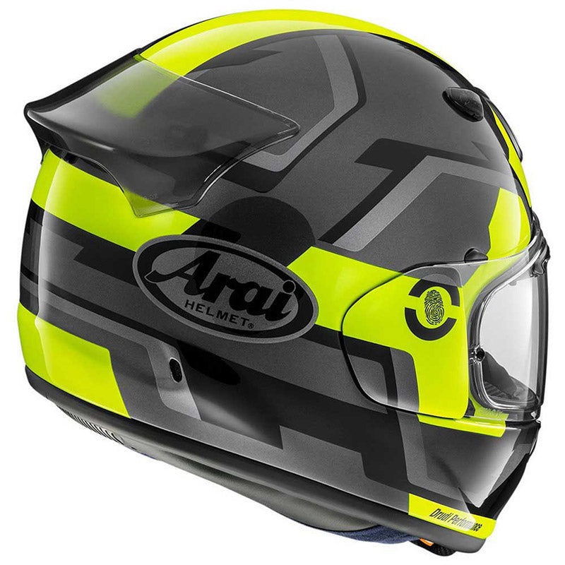 ARAI QUANTIC Face Fluor Yellow Grigio Giallo Fluo