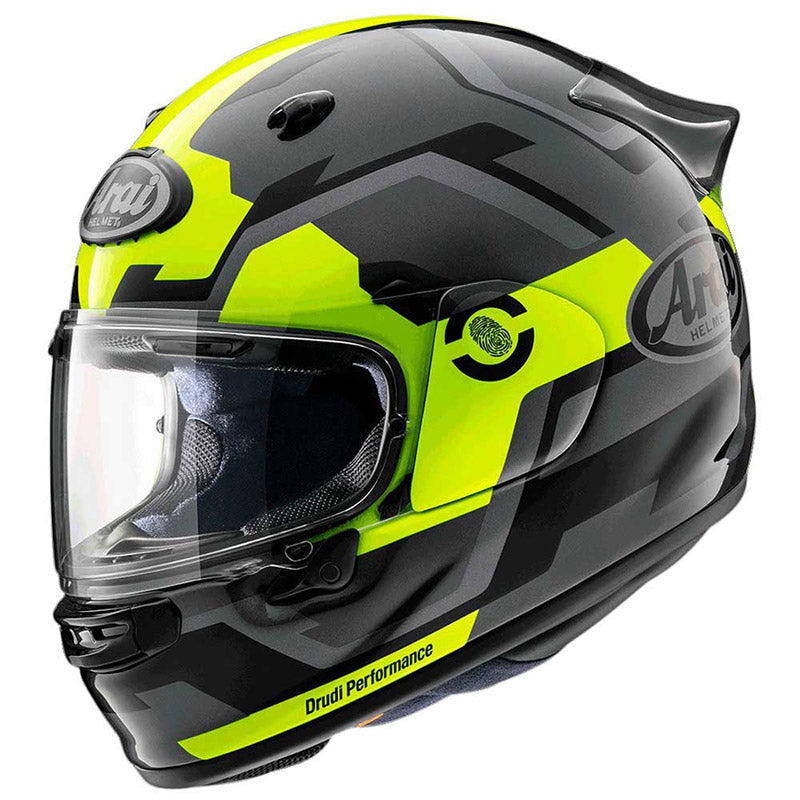 ARAI QUANTIC Face Fluor Yellow Grigio Giallo Fluo