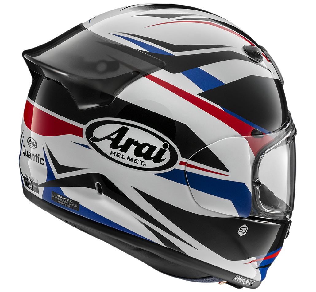 ARAI QUANTIC Ray White Bianco Nero Rosso Blu