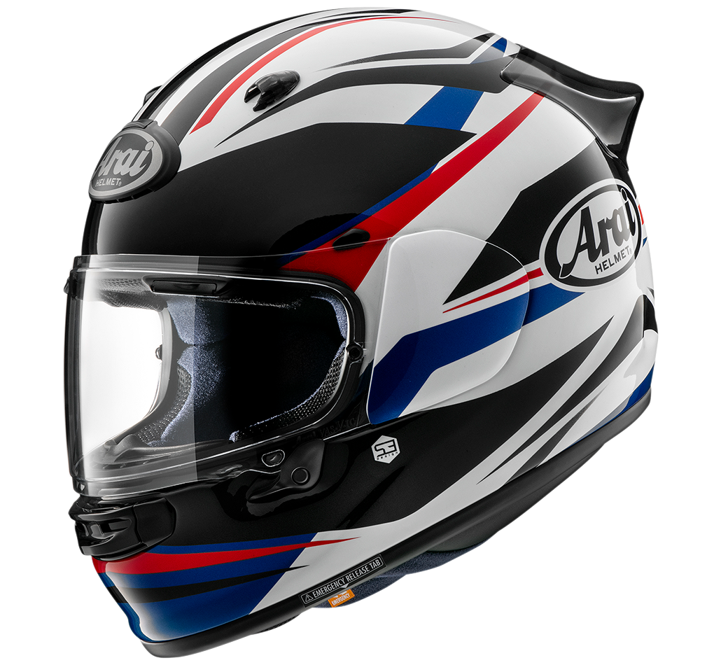 ARAI QUANTIC Ray White Bianco Nero Rosso Blu