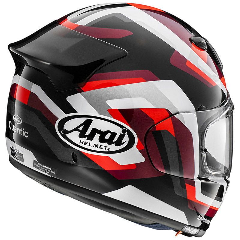 ARAI QUANTIC Snake Red Nero Rosso Bianco