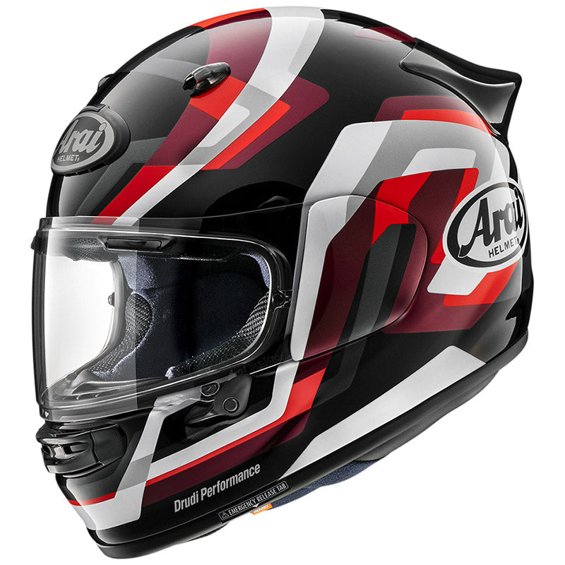 ARAI QUANTIC Snake Red Nero Rosso Bianco