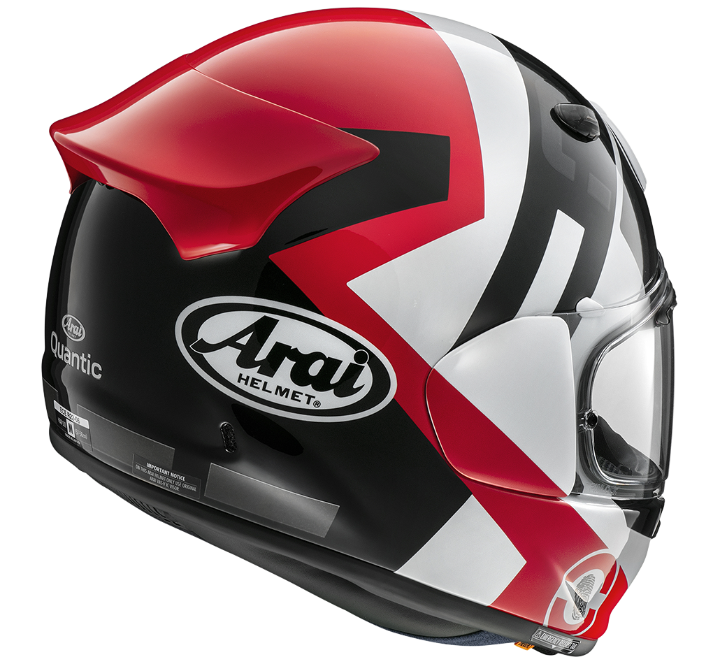 ARAI QUANTIC Space Red Bianco Nero Rosso