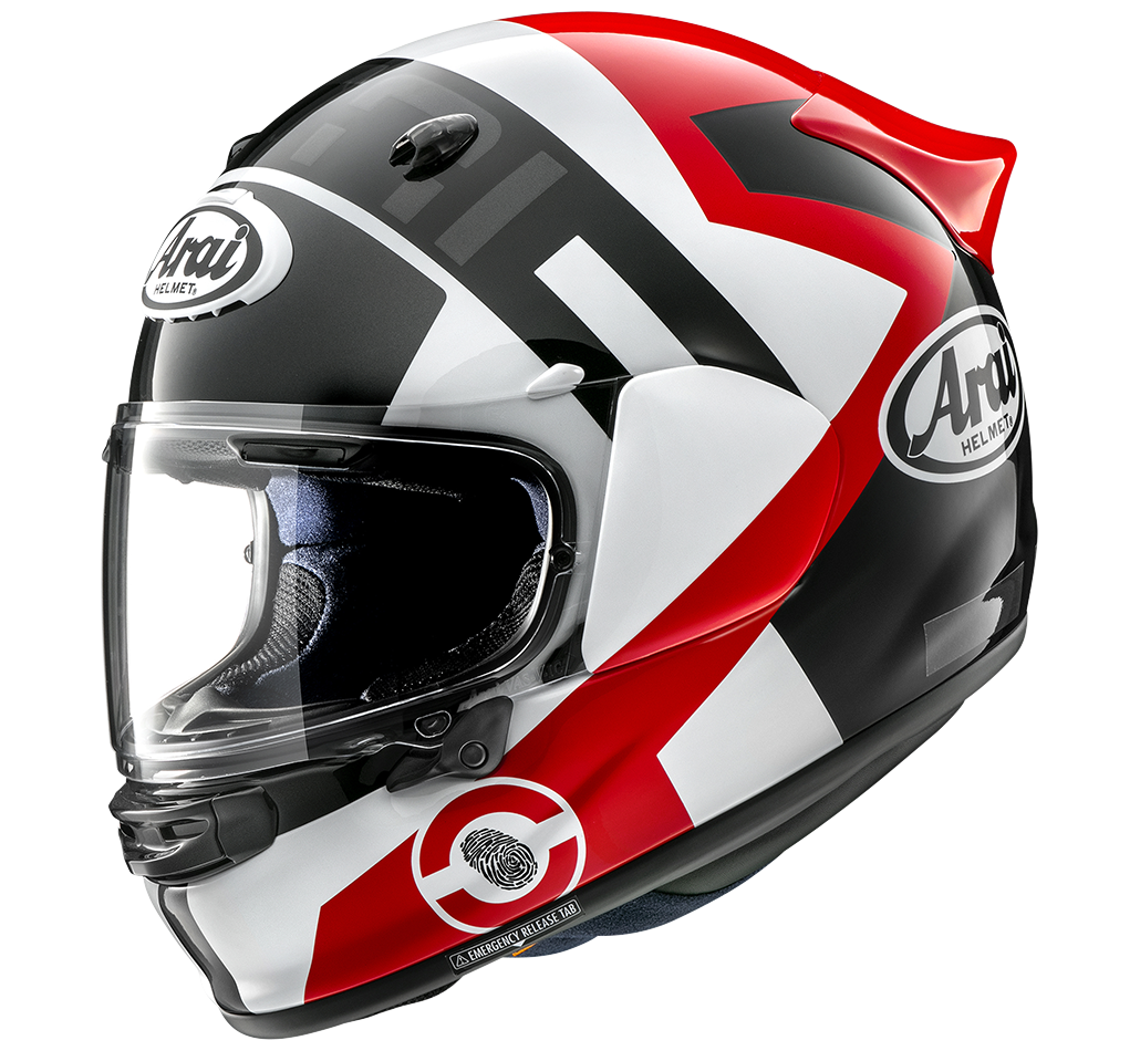 ARAI QUANTIC Space Red Bianco Nero Rosso