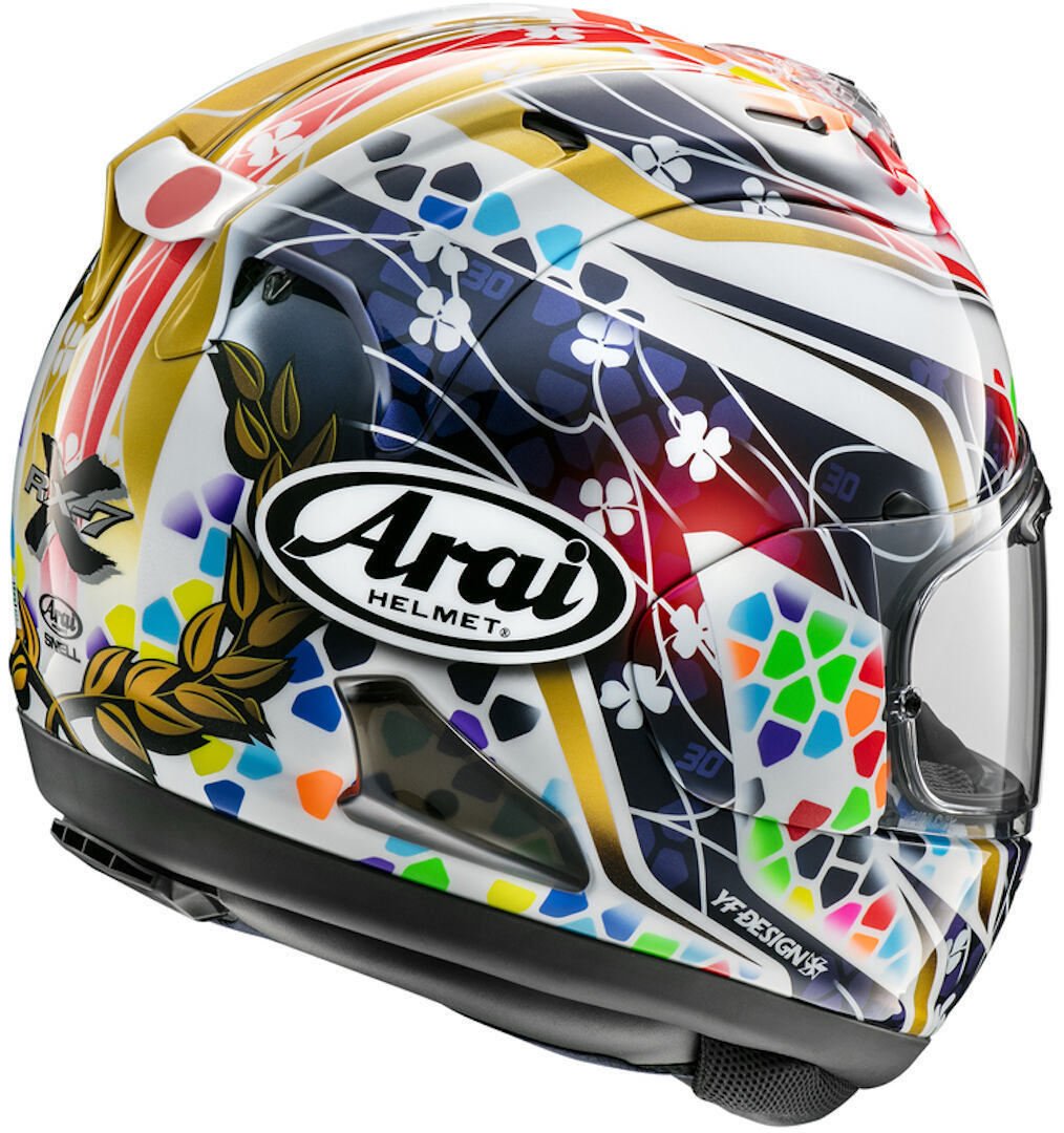 Casco Moto Integrale ARAI RX-7 V EVO Nakagami GP2