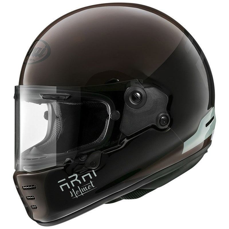ARAI CONCEPT-XE React Brown Marrone Lucido Nero