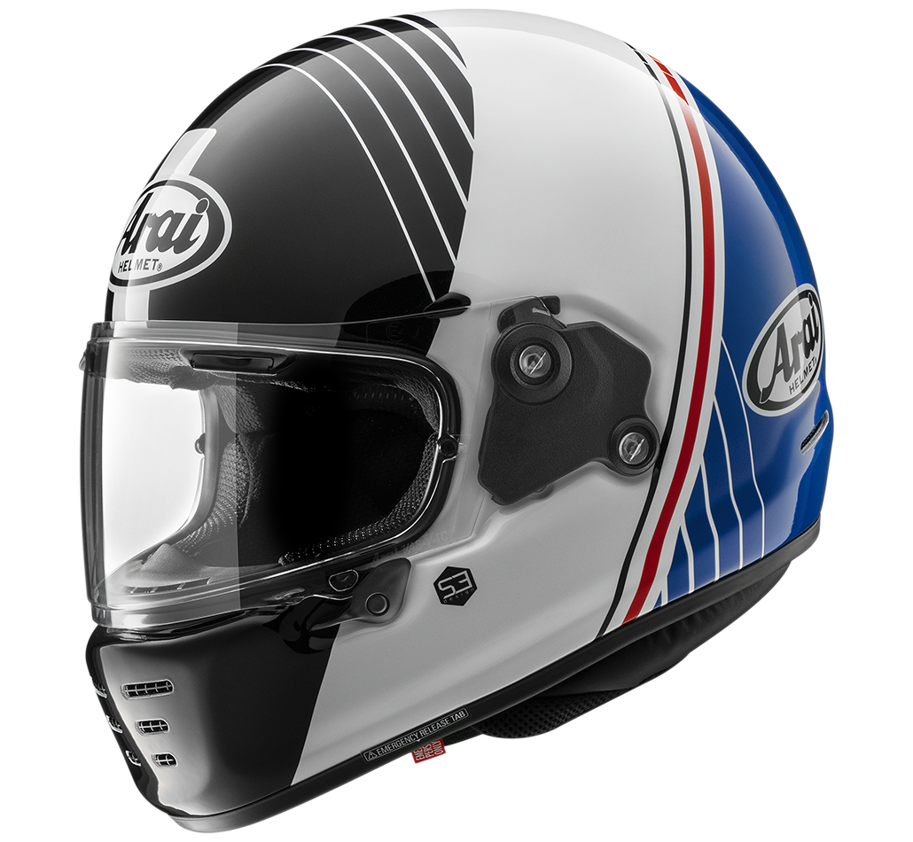 ARAI CONCEPT-XE Temu Blue Bianco Lucido Nero Blu