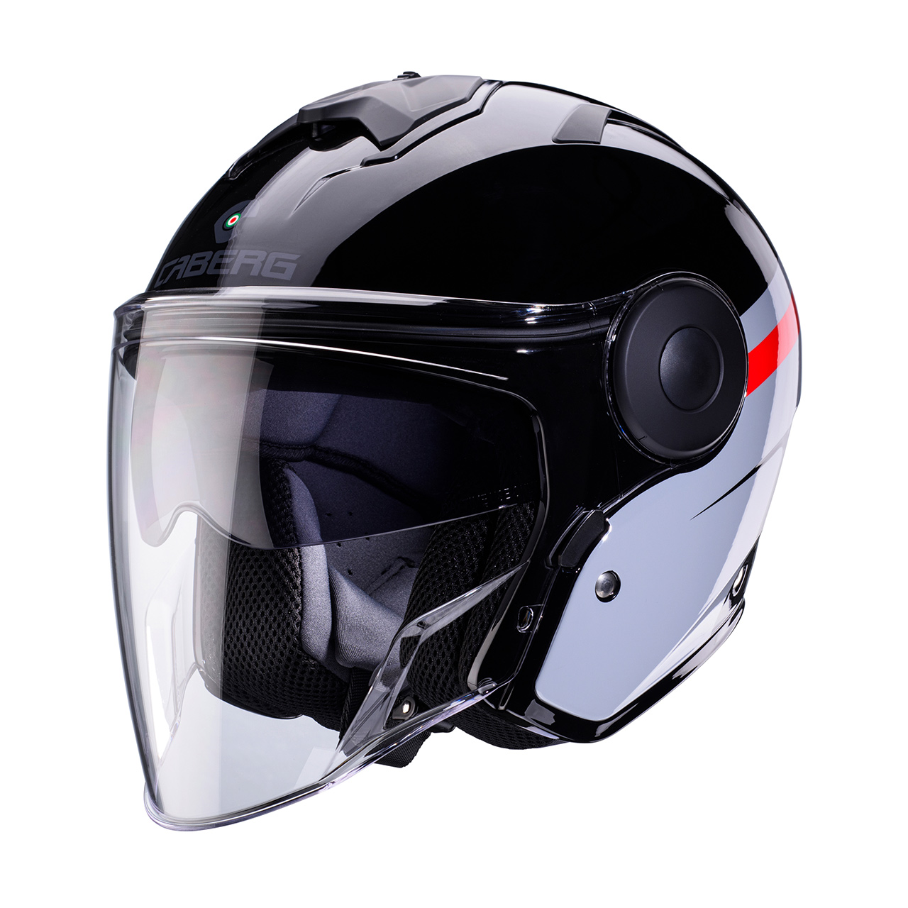 Caberg Jet SOHO ZEPHYR Nero Grigio Rosso