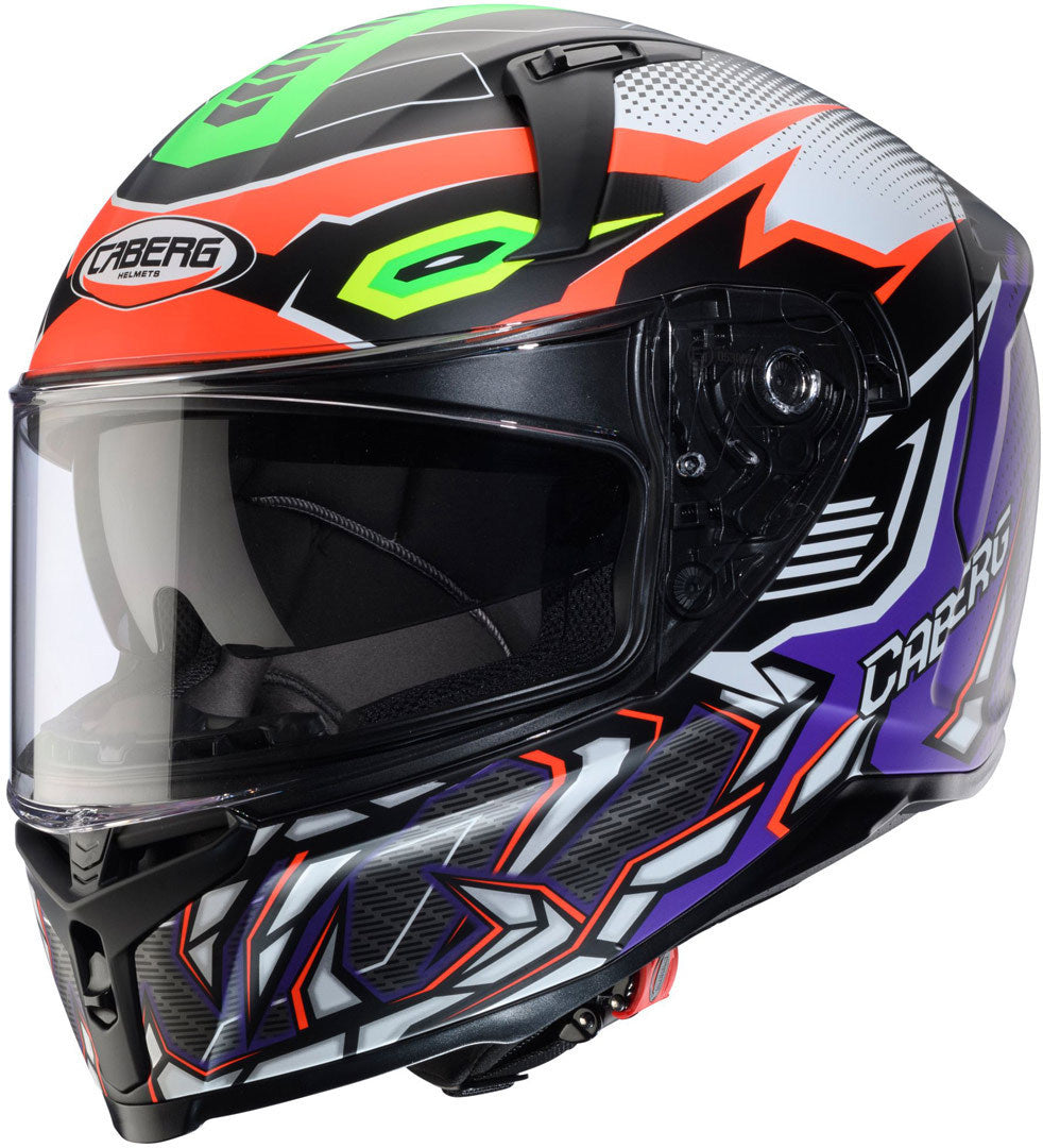 Caberg Avalon X GURKHA Matt Black Orange Green Purple