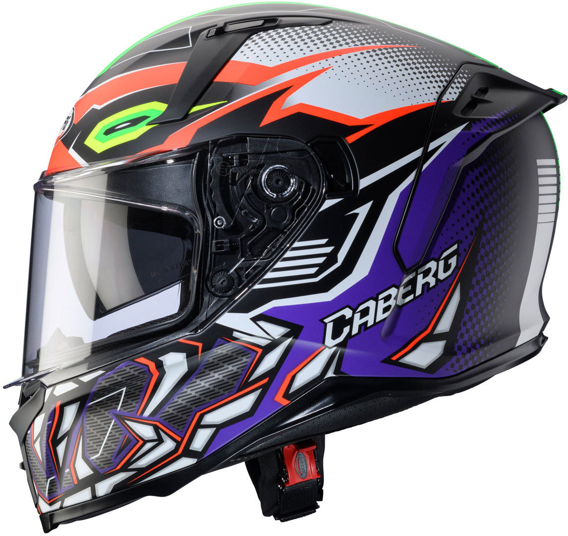 Caberg Avalon X GURKHA Matt Black Orange Green Purple