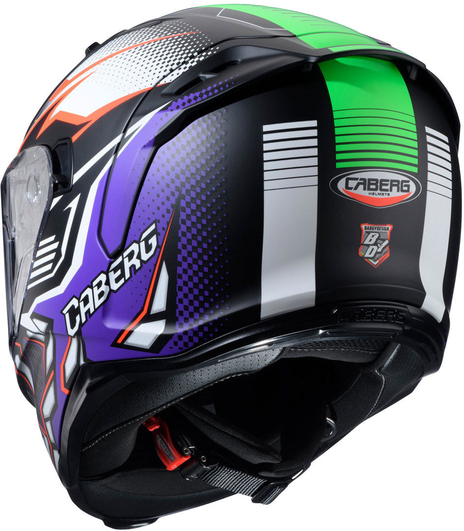 Caberg Avalon X GURKHA Matt Black Orange Green Purple