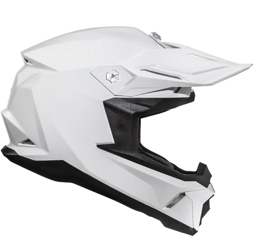 Casco Integrale Motocross HJC C50 Pearl White Bianco Perla