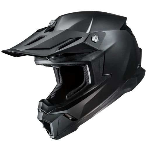 Casco Integrale Motocross HJC C50 Semi Flat Black Nero Opaco
