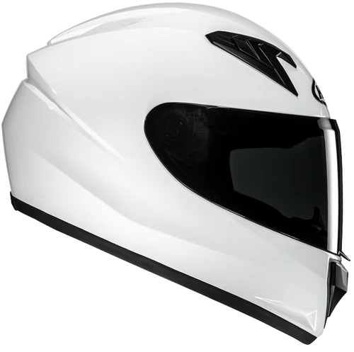 Casco Moto Bimbo Integrale Y10 SOLID PEARL WHITE Bianco Lucido