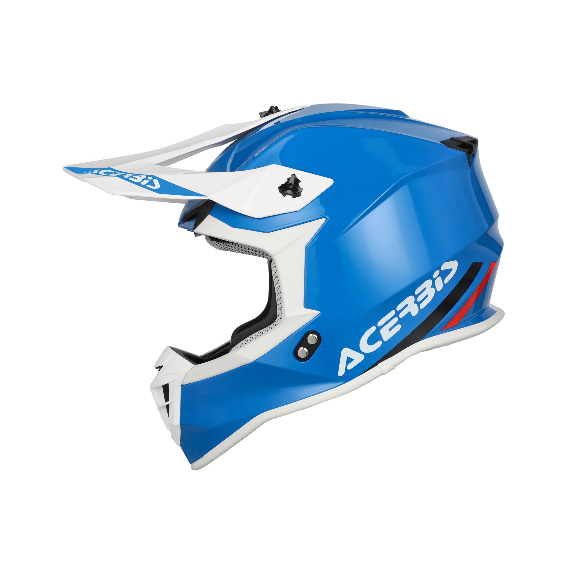 Casco Moto Cross ACERBIS LINEAR 2206 Azzurro