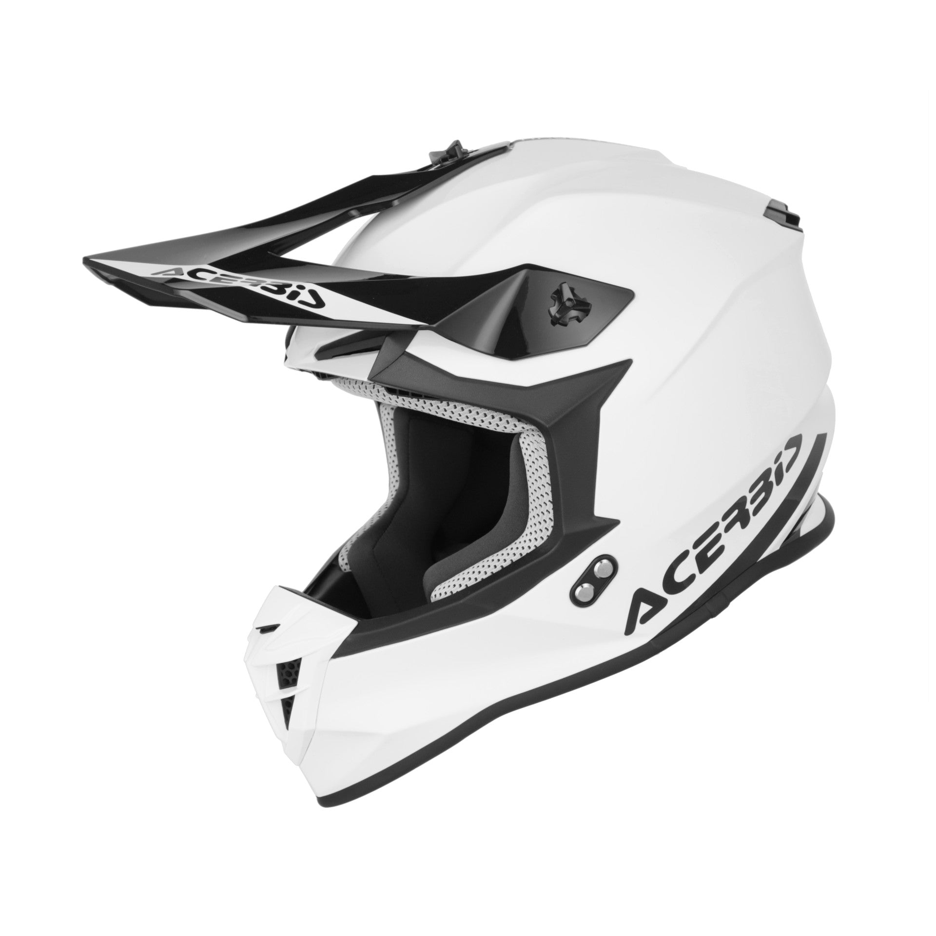Casco Moto Cross ACERBIS LINEAR 2206 Bianco 2