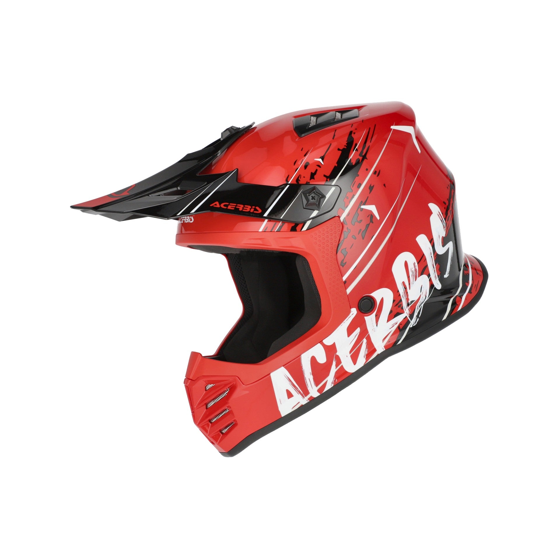 Casco Moto Cross Bimbo ACERBIS PROFILE JUNIOR Rosso Nero