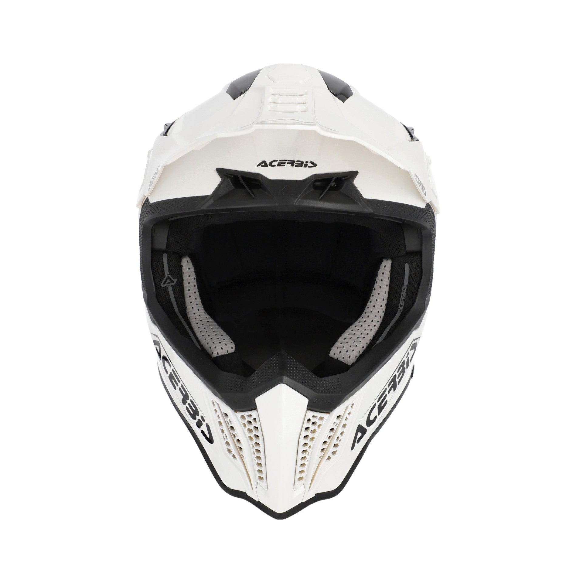 Casco Moto Cross Integrale ACERBIS AIRSTRIKE-X Bianco