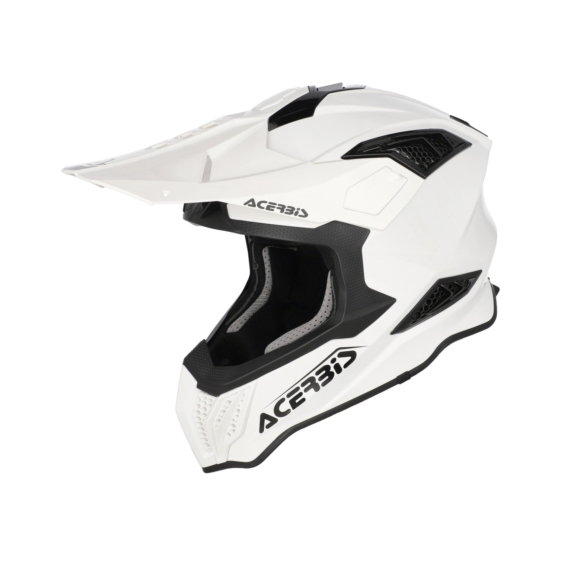 Casco Moto Cross Integrale ACERBIS AIRSTRIKE-X Bianco