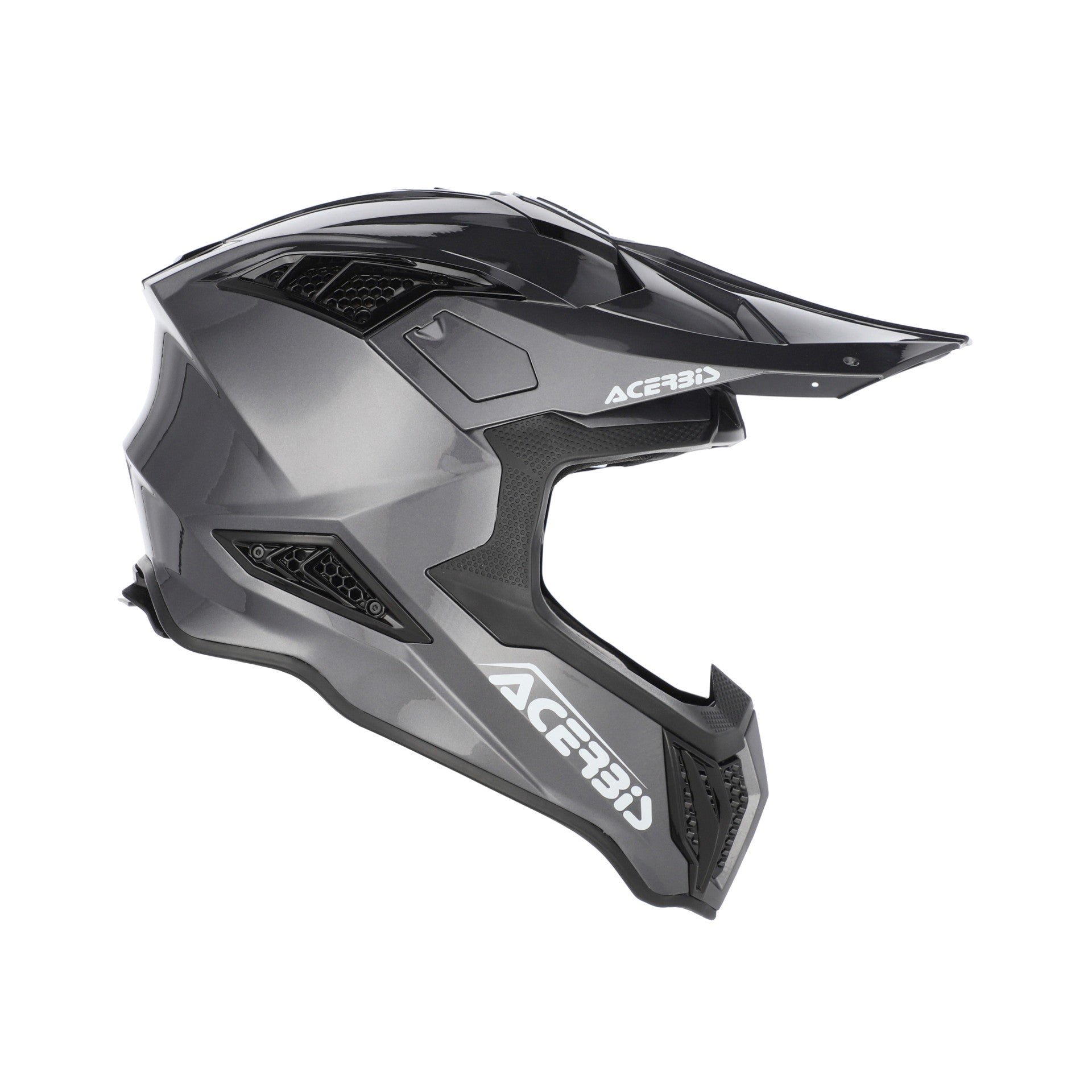 Casco Moto Cross Integrale ACERBIS AIRSTRIKE-X Grigio