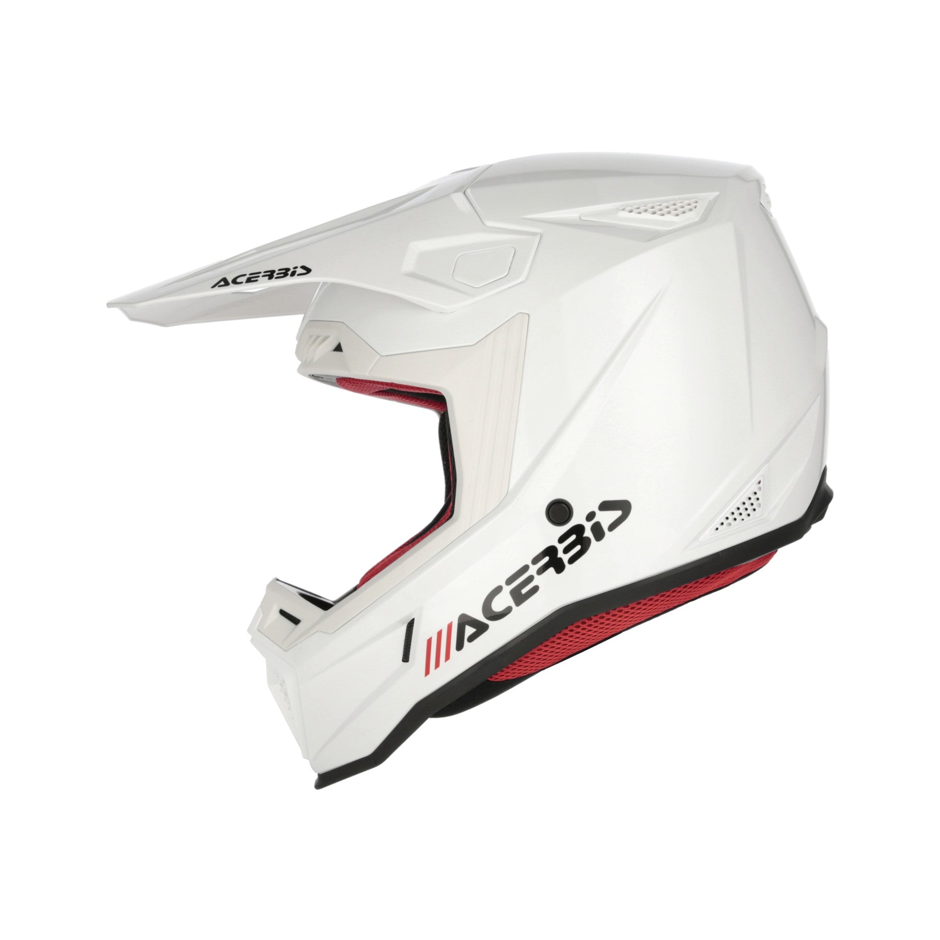 Casco Moto Cross Integrale ACERBIS WHOOPS Bianco