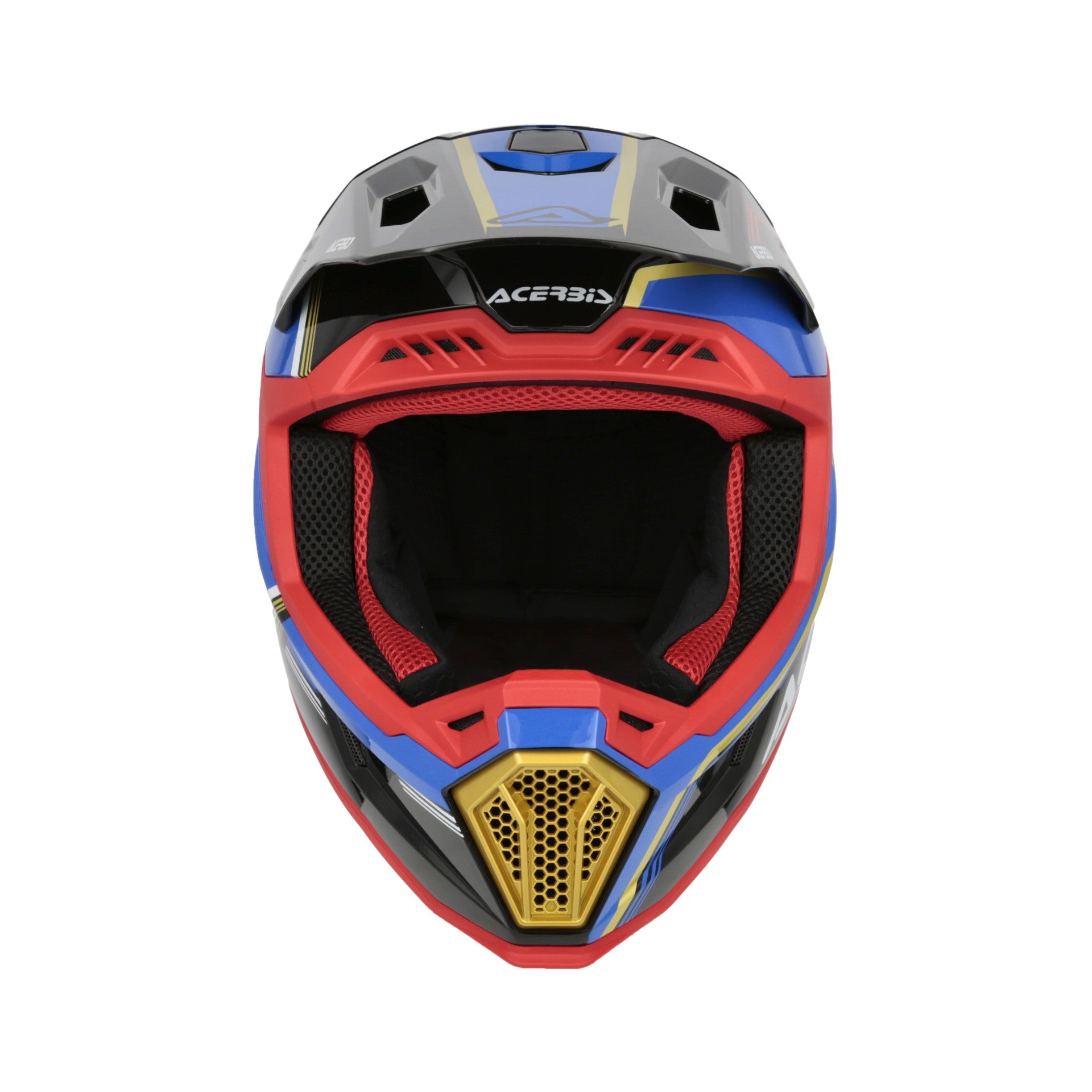 Casco Moto Cross Integrale ACERBIS WHOOPS Nero Blu