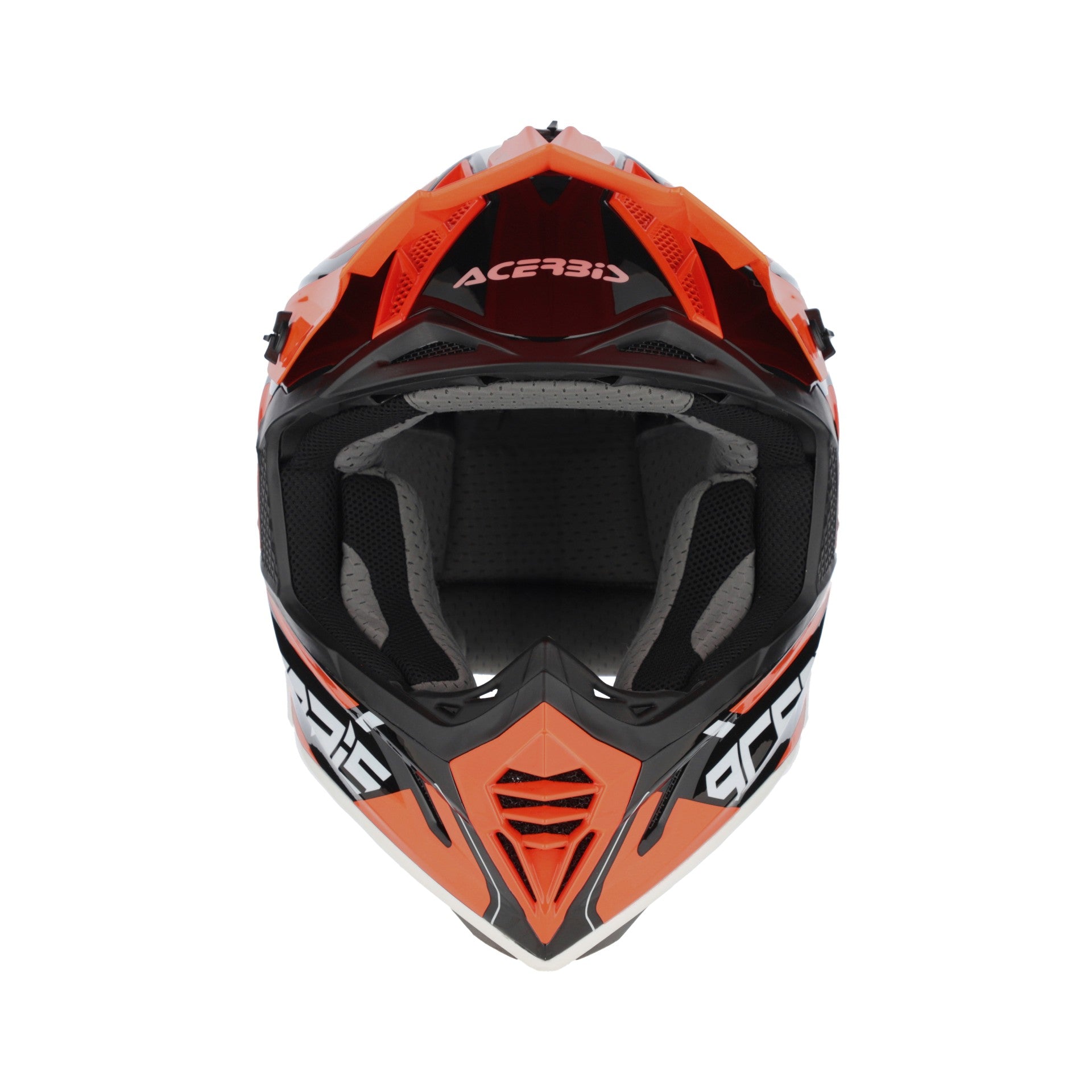 Casco Moto Cross Integrale ACERBIS X-TRACK 2206 Arancio Nero