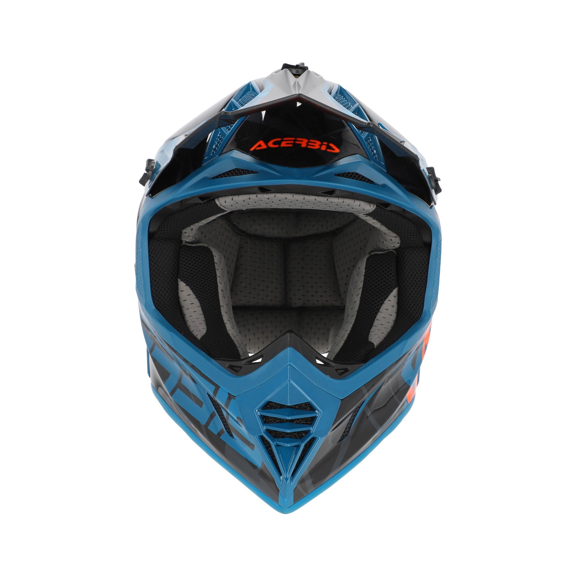Casco Moto Cross Integrale ACERBIS X-TRACK 2206 Nero Verde