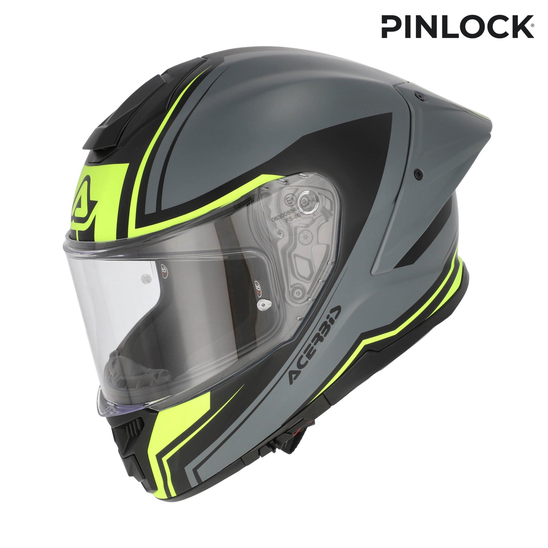 Casco Moto Integrale ACERBIS TARMAK-X Grigio Giallo