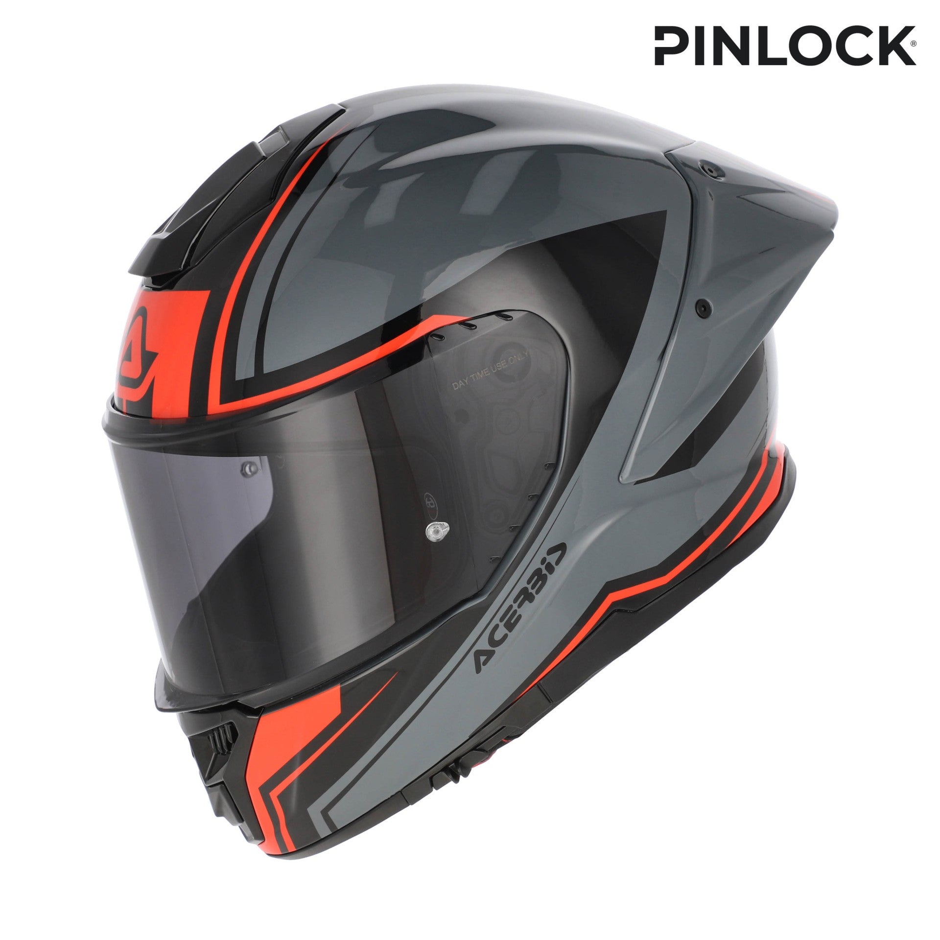 Casco Moto Integrale ACERBIS TARMAK-X Grigio Rosso
