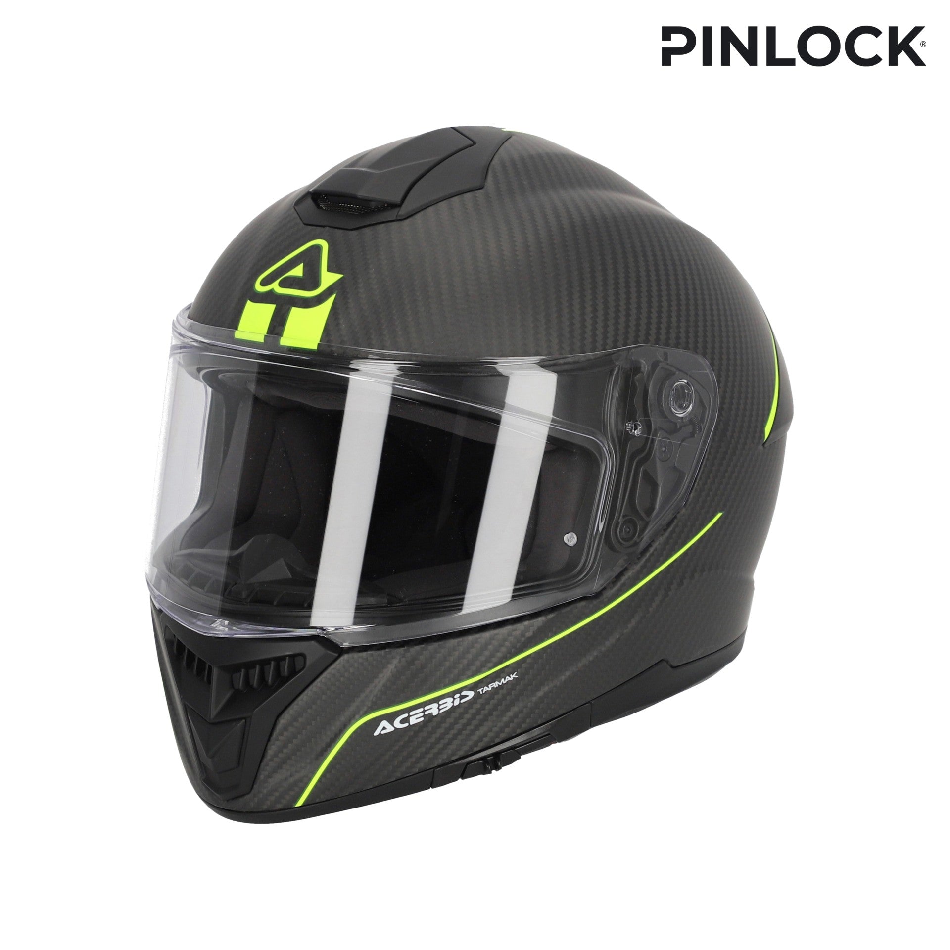 Casco Moto Integrale ACERBIS TARMAK 2206 Nero Giallo Fluo