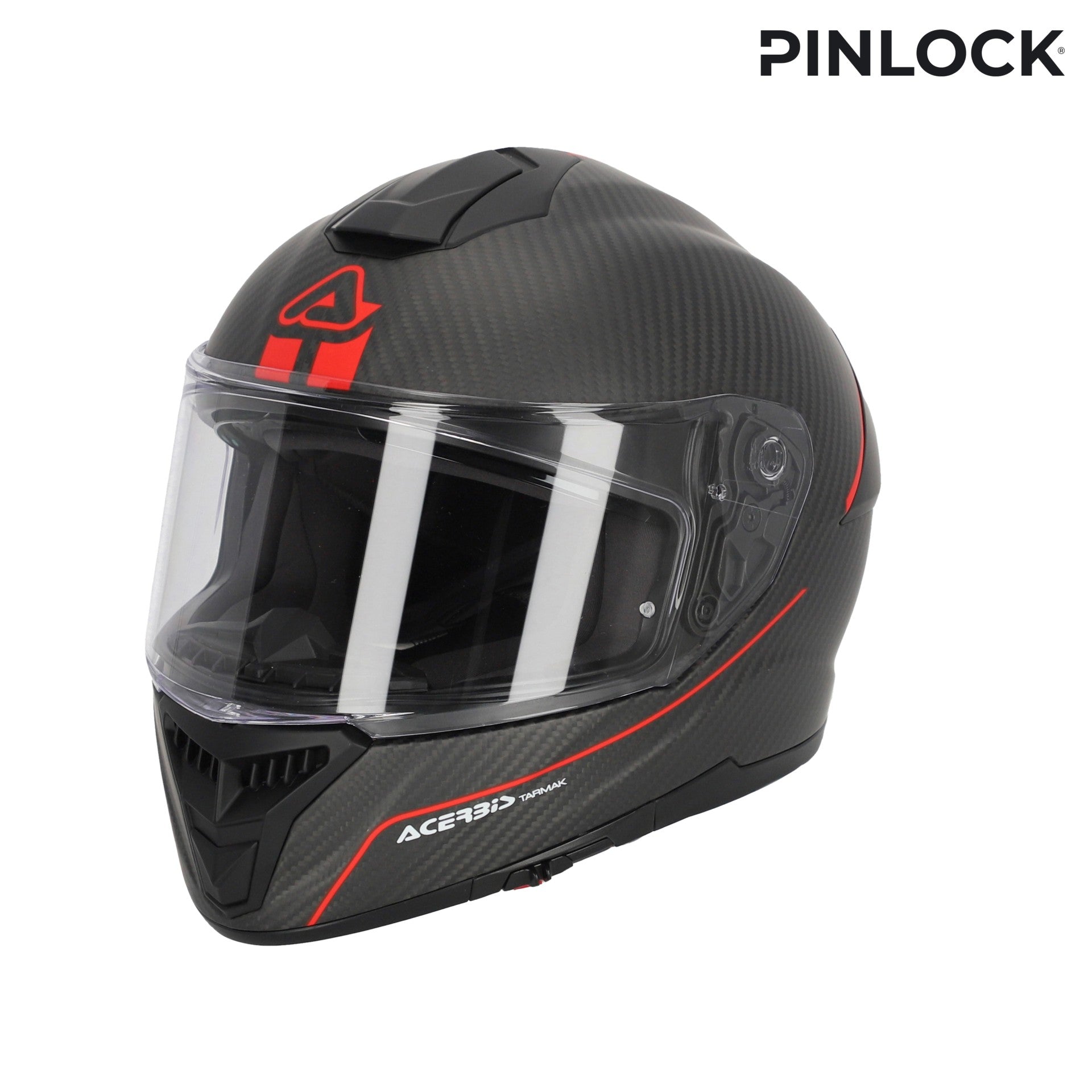 Casco Moto Integrale ACERBIS TARMAK 2206 Nero Rosso