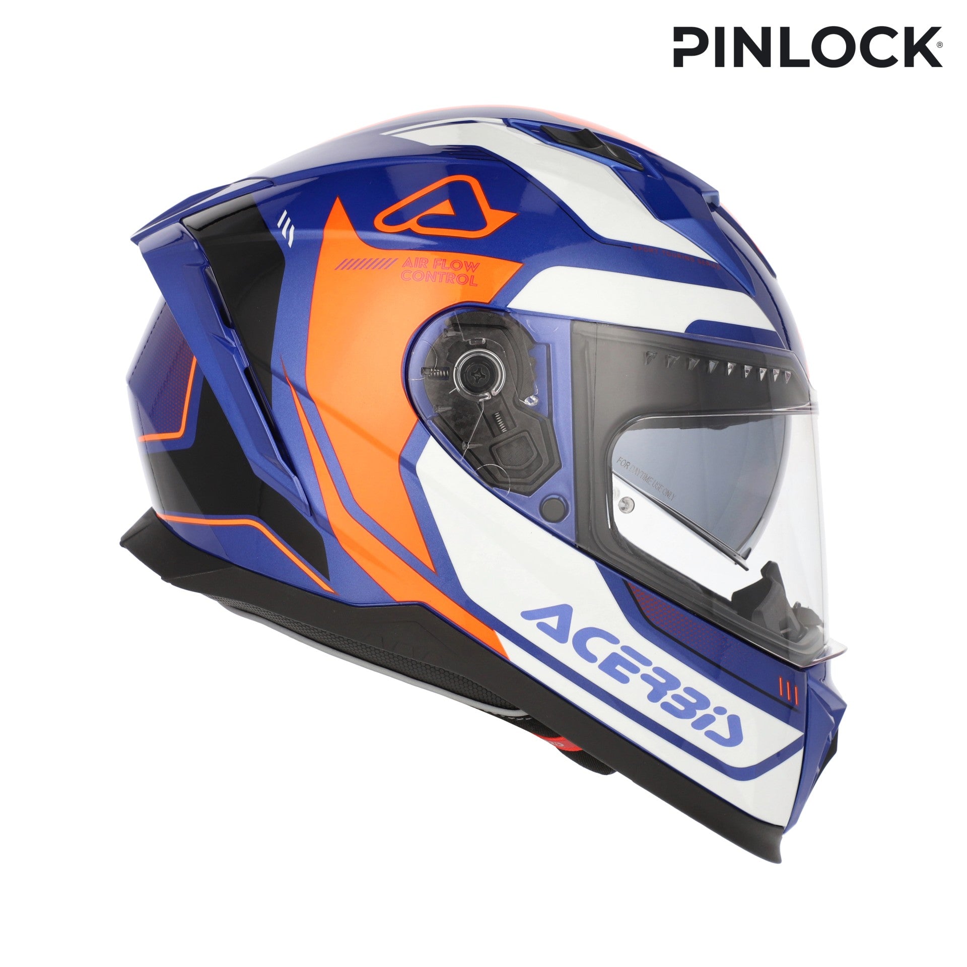 Casco Moto Integrale ACERBIS X-WAY Graphic Arancio Blu