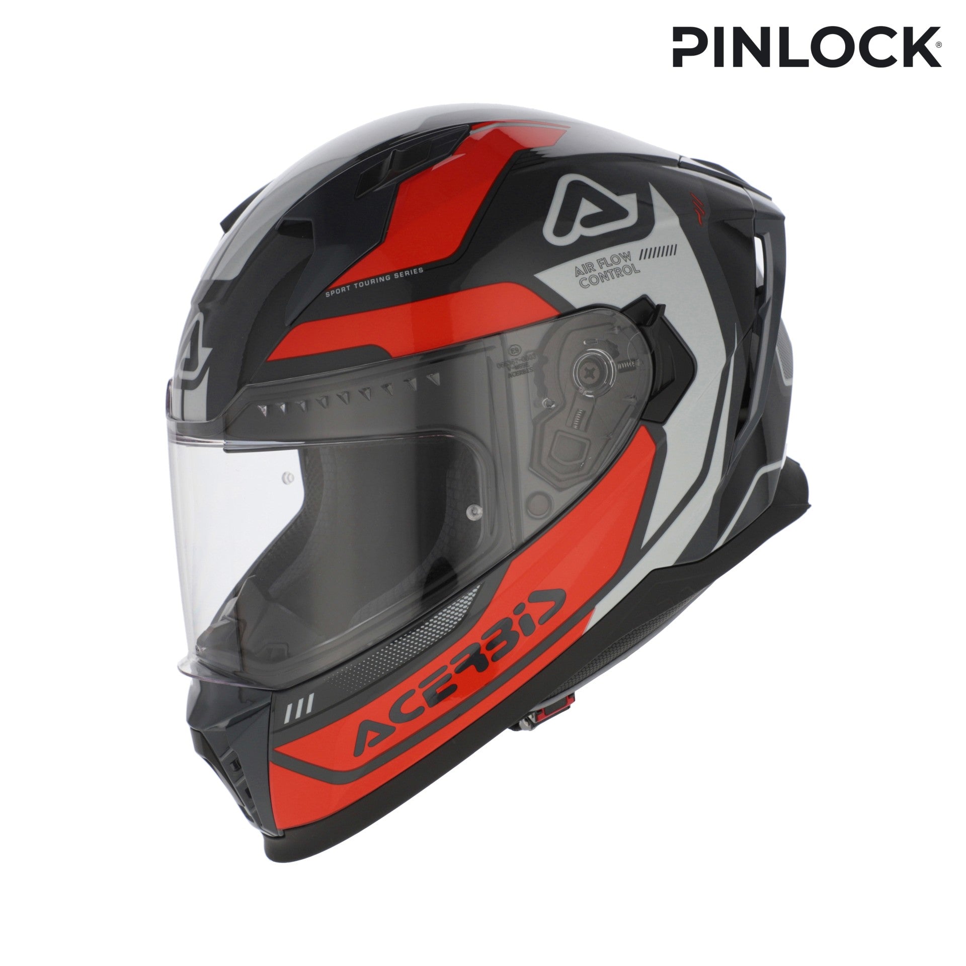 Casco Moto Integrale ACERBIS X-WAY Graphic Arancio Grigio