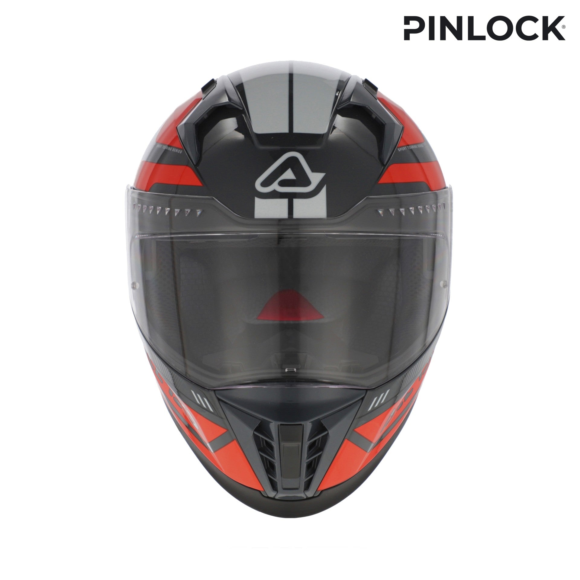 Casco Moto Integrale ACERBIS X-WAY Graphic Arancio Grigio