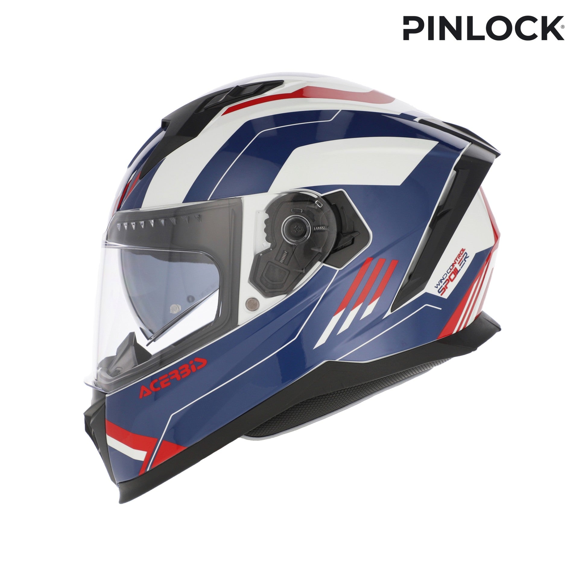 Casco Moto Integrale ACERBIS X-WAY Graphic Bianco Blu Rosso
