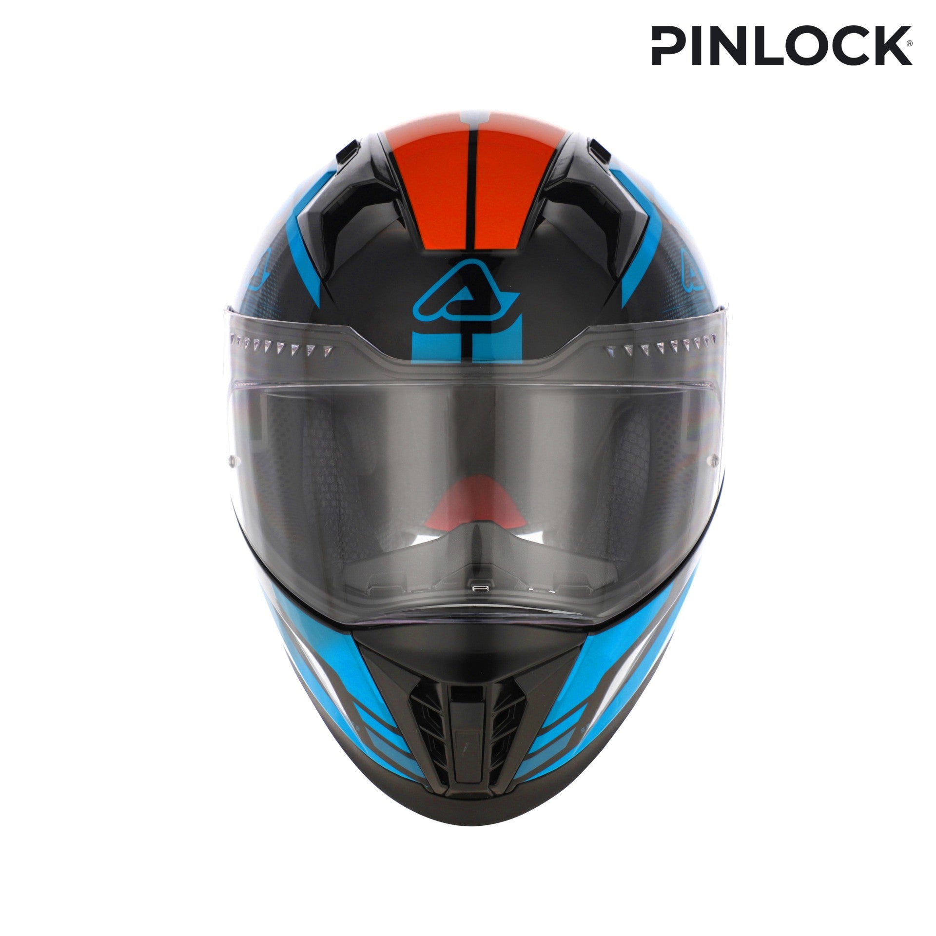Casco Moto Integrale ACERBIS X-WAY Graphic Blu Arancio