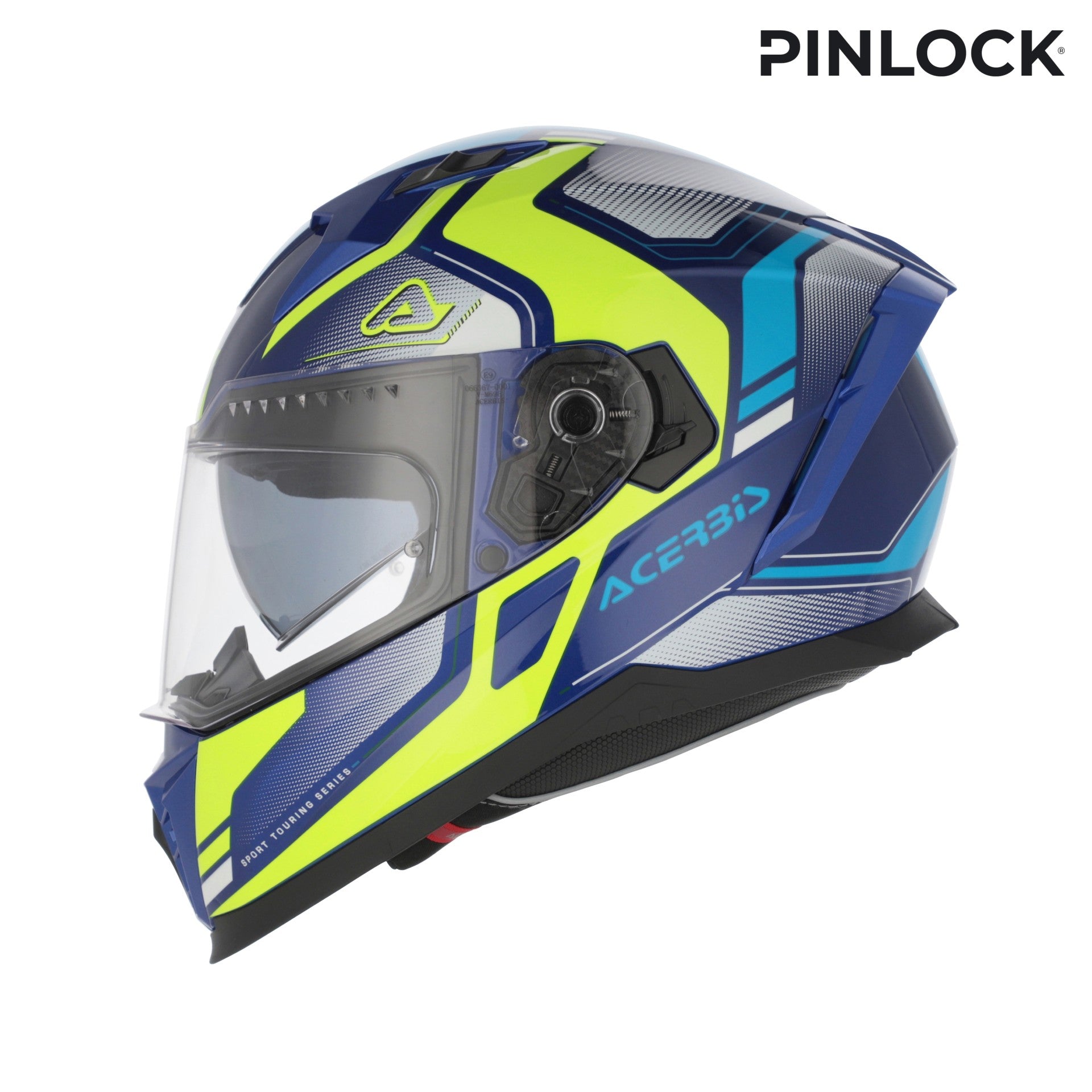 Casco Moto Integrale ACERBIS X-WAY Graphic Blu Giallo
