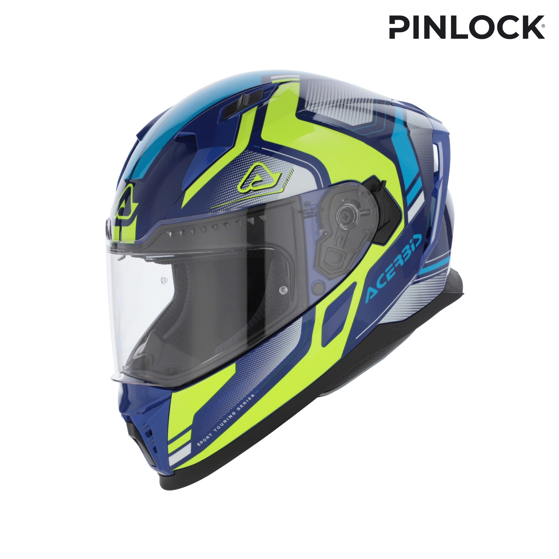 Casco Moto Integrale ACERBIS X-WAY Graphic Blu Giallo