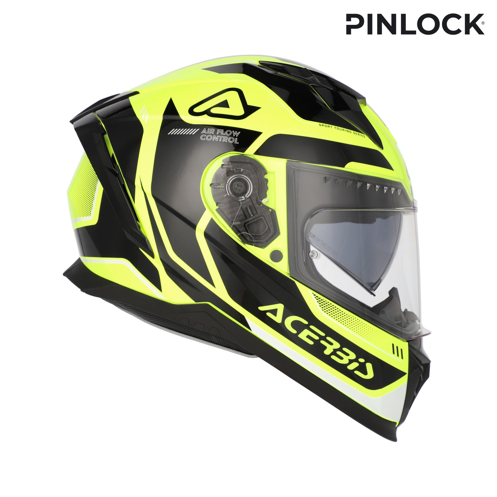 Casco Moto Integrale ACERBIS X-WAY Graphic Giallo Fluo Nero