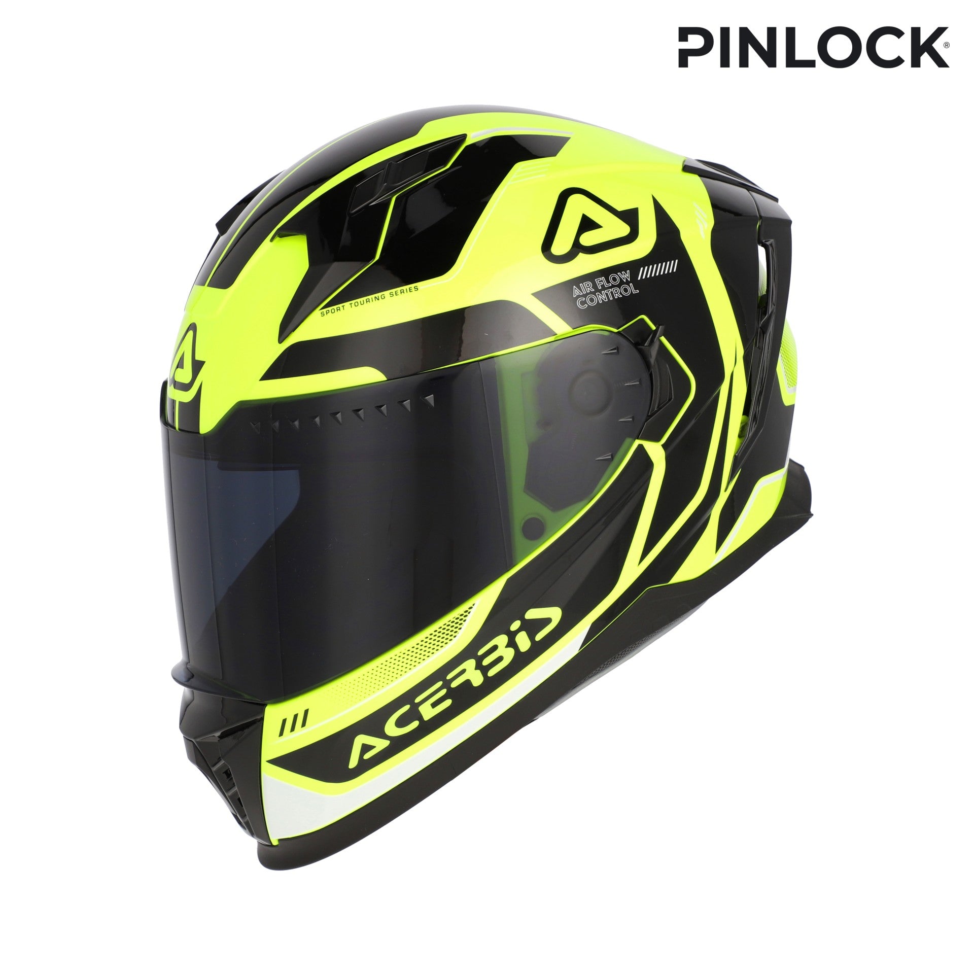 Casco Moto Integrale ACERBIS X-WAY Graphic Giallo Fluo Nero