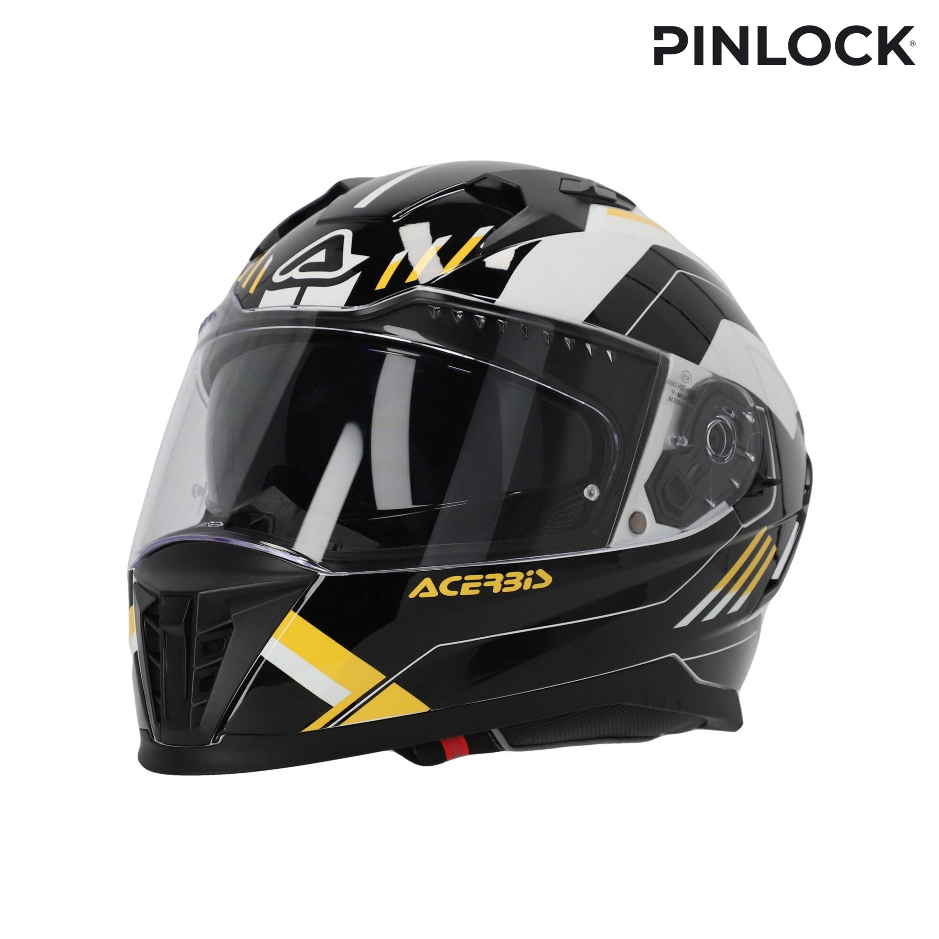 .hack① Casco Moto Integrale ACERBIS X-WAY Graphic Nero Giallo