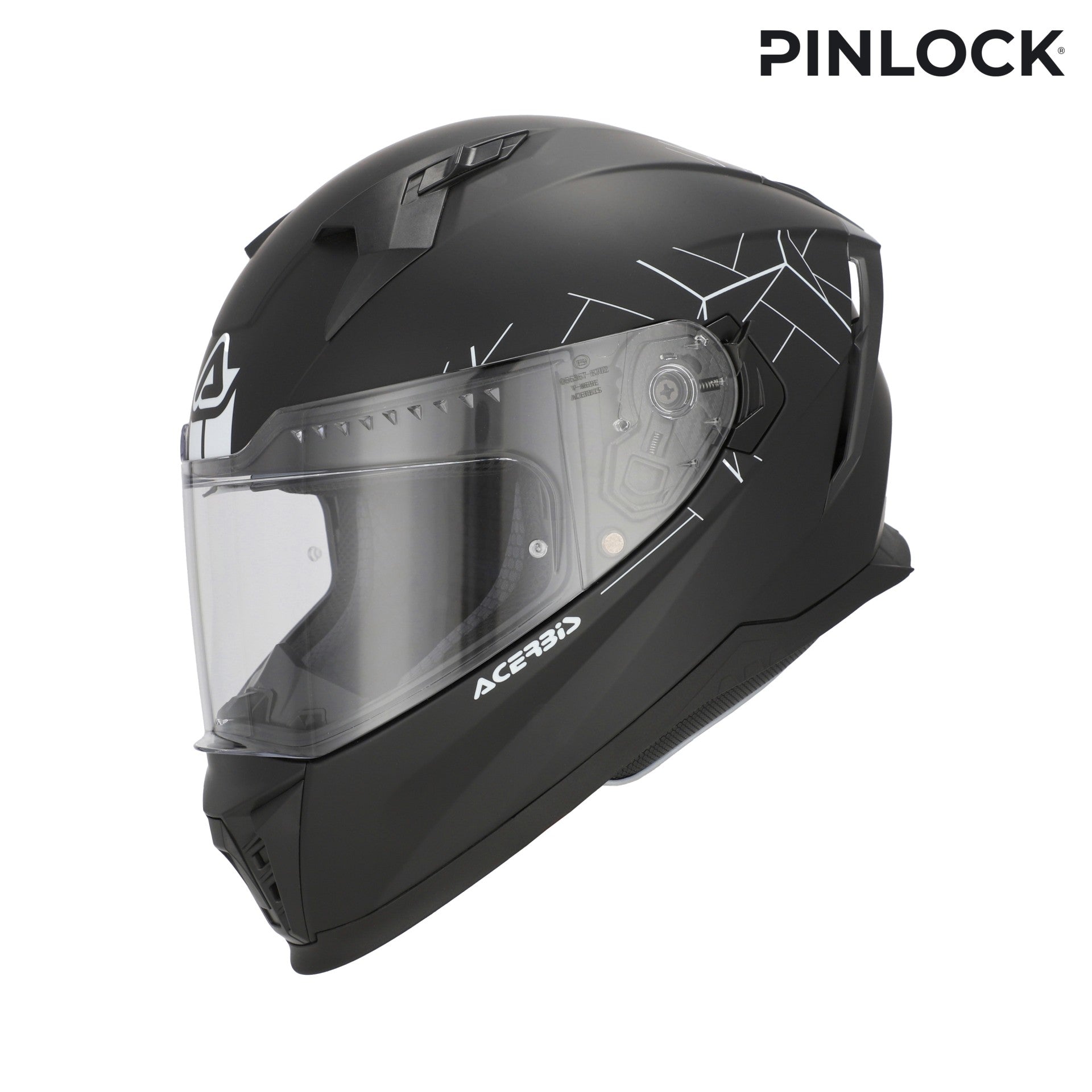 Casco Moto Integrale ACERBIS X-WAY Nero