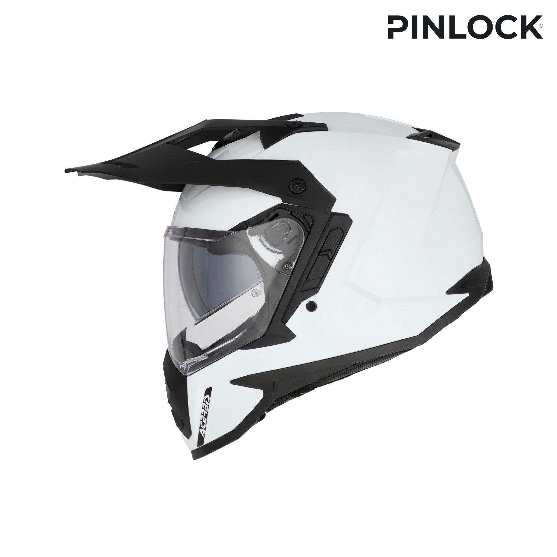 Casco Moto Integrale Adventure ACERBIS ASSAULT Bianco