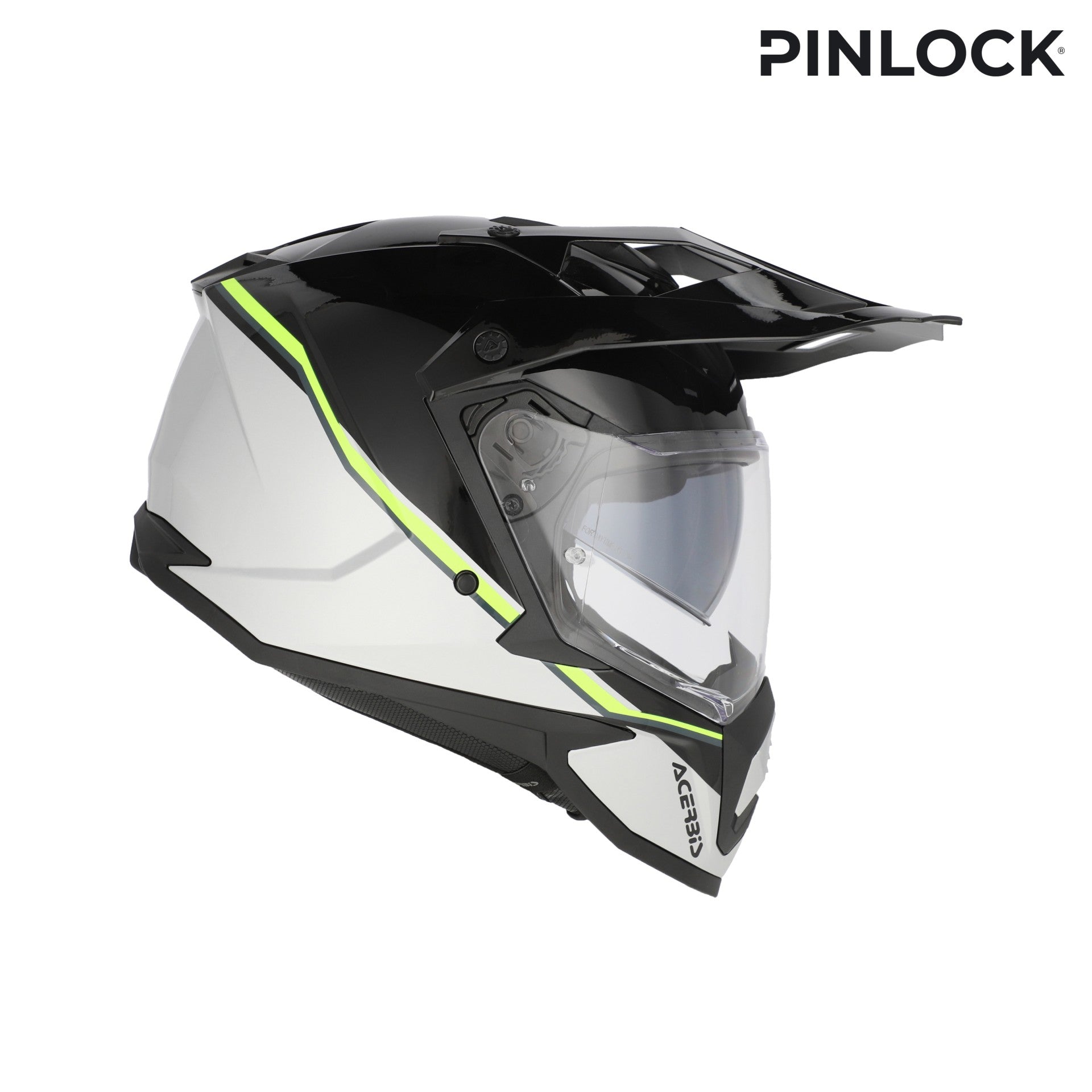Casco Moto Integrale Adventure ACERBIS ASSAULT Nero Giallo Fluo