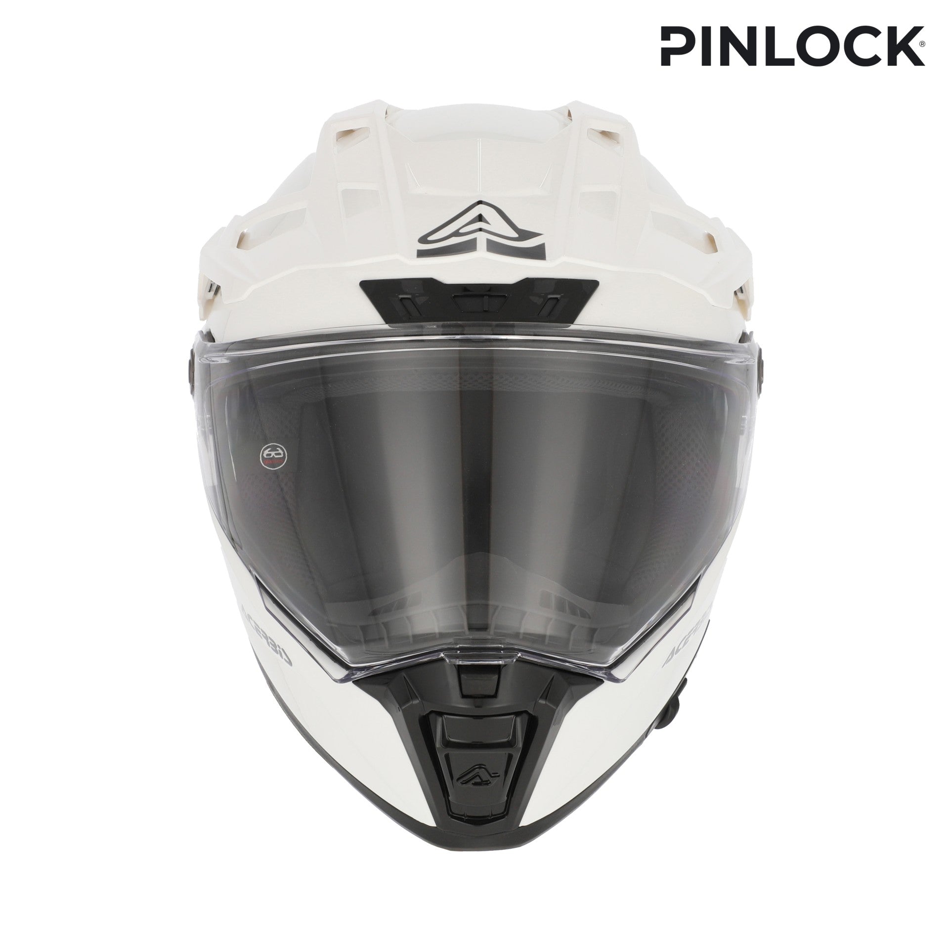 Casco Moto Integrale Adventure ACERBIS ATTACK Bianco